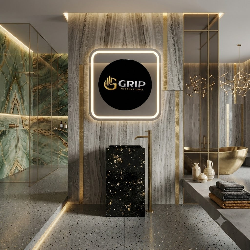 Royal Black Vanity – Luxury Statement Design